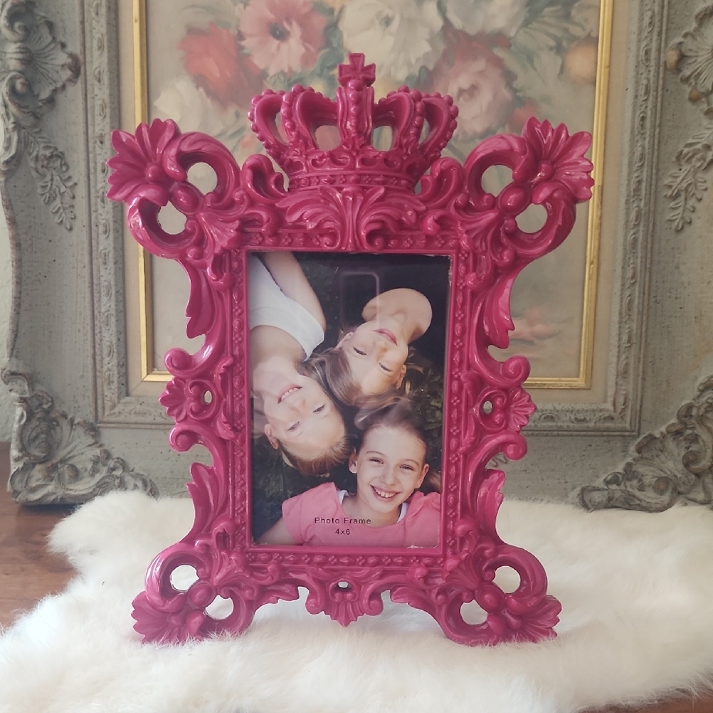 Ornate Pink Photo Frame
